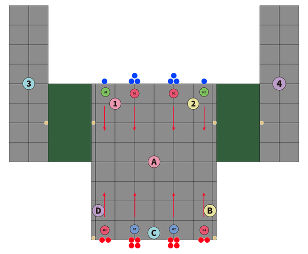 - 판데모니악 터렛 직선 유도 처리 예시