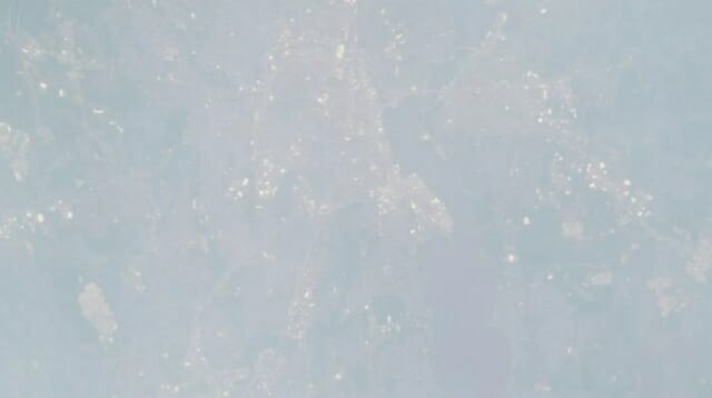 연기로 지구관측 위성의 시야가 뿌옇게 가려졌다. 미국 로드아일랜드 주 프로비던스 지역의 모습 (사진= 플래닛 랩스 PBC)