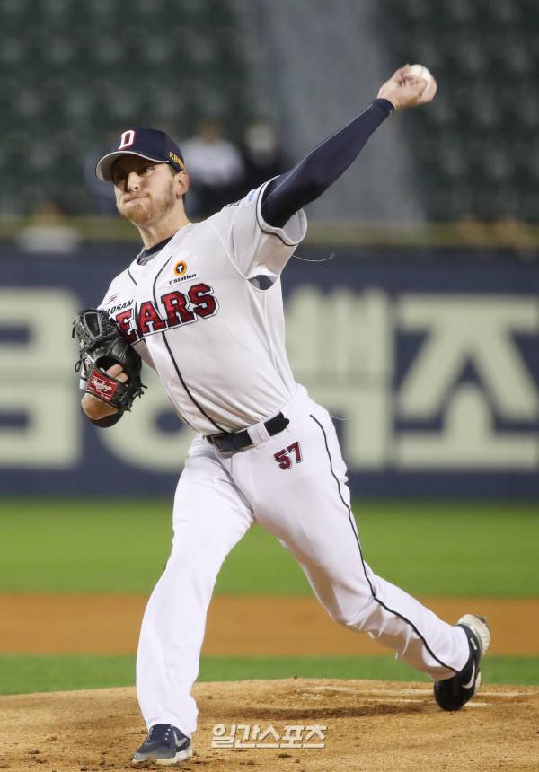 지난해 대체 외국인 투수로 활약한 브랜든 와델의 모습. IS 포토