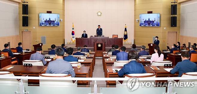 남원시의회 본회의장 [남원시의회 제공]