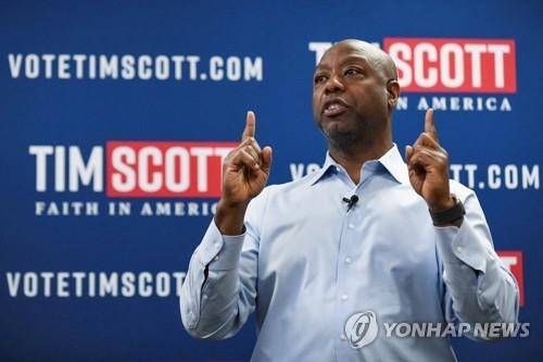 팀 스콧 미국 공화당 상원의원 [로이터 연합뉴스 자료사진. 재판매 및 DB 금지]