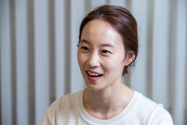 7일 오후 서울 강남구 핀다 사무실에서 이혜민 대표가 조선비즈와 인터뷰를 가지고 있다. /이태경 기자