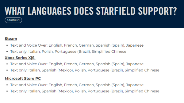 - 스타필드 공식 홈페이지 언어 지원에 한국이 제외됐다