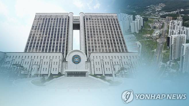 서울중앙지법에서 진행 중인 대장동 개발 특혜 의혹 관련 사건들 [연합뉴스 자료사진. 재판매 및 DB 금지]