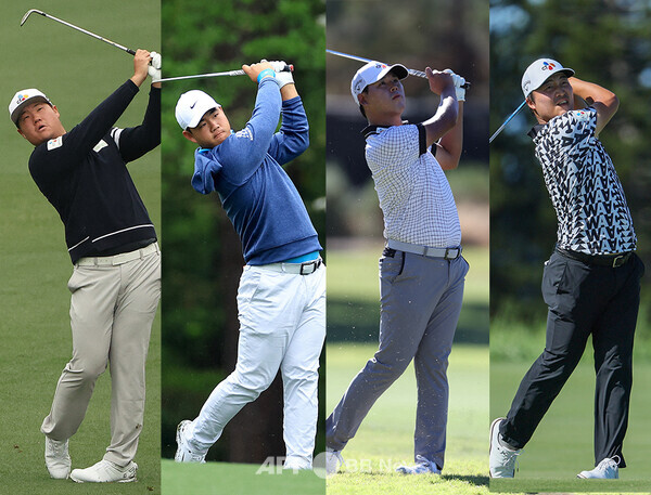 미국프로골프(PGA) 투어에서 활약하는 임성재, 김주형, 김시우, 이경훈 프로가 남자골프 시즌 3번째 메이저 대회인 US오픈 골프대회에 출전한다. 사진제공=ⓒAFPBBNews = News1