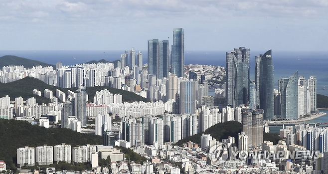 부산 해운대구 일대 아파트 [자료=연합뉴스]