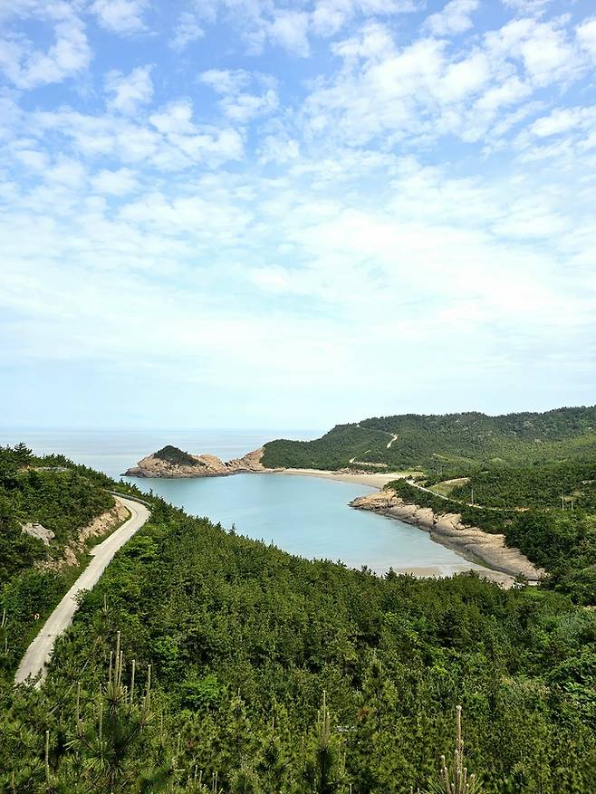 비금도 하트해변