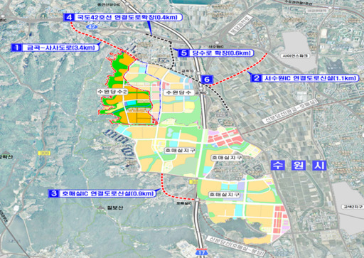 수원 당수2지구 위치도. 국토교통부 제공