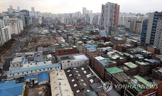 서울 공공재개발 후보지에 속한 양평13ㆍ14구역 [사진 = 연합뉴스]