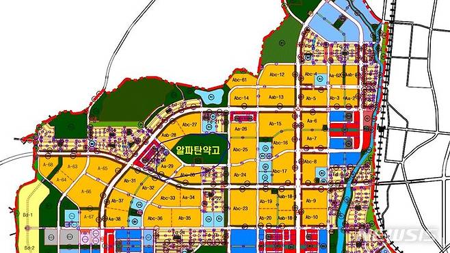 [평택=뉴시스] 알파탄약고 위치도 (사진 = 평택시 제공)