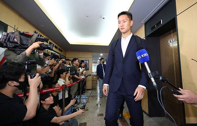 ▲ 국가대표팀에 뽑혔던 정승현. ⓒ연합뉴스