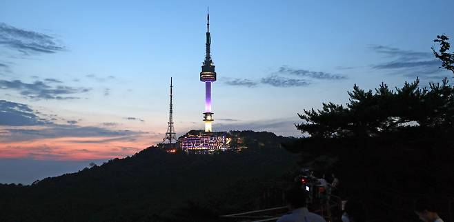 남산 N서울타워 전경. [연합]