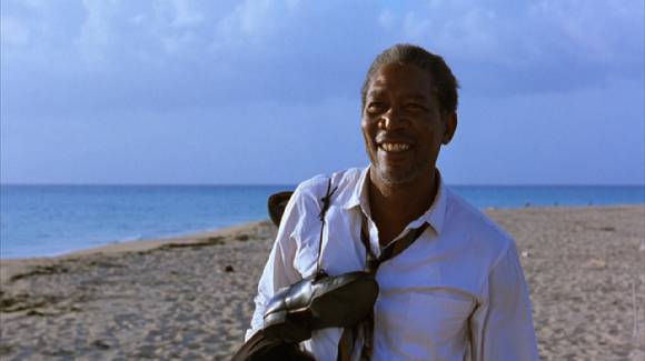 영화 '쇼생크 탈출'에서 레드(모건 프리먼)이 출소 후, 앤디를 찾아가는 장면. [사진=영화 '쇼생크 탈출']