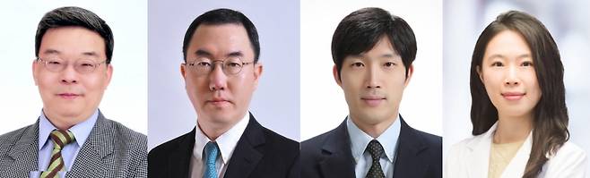 이번 연구를 진행한 (사진 왼쪽부터) 산부인과 구승엽, 김훈, 김성우, 한지연 교수. /사진=서울대병원
