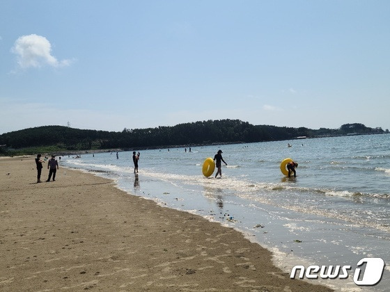 서천 춘장대해수욕장./뉴스1