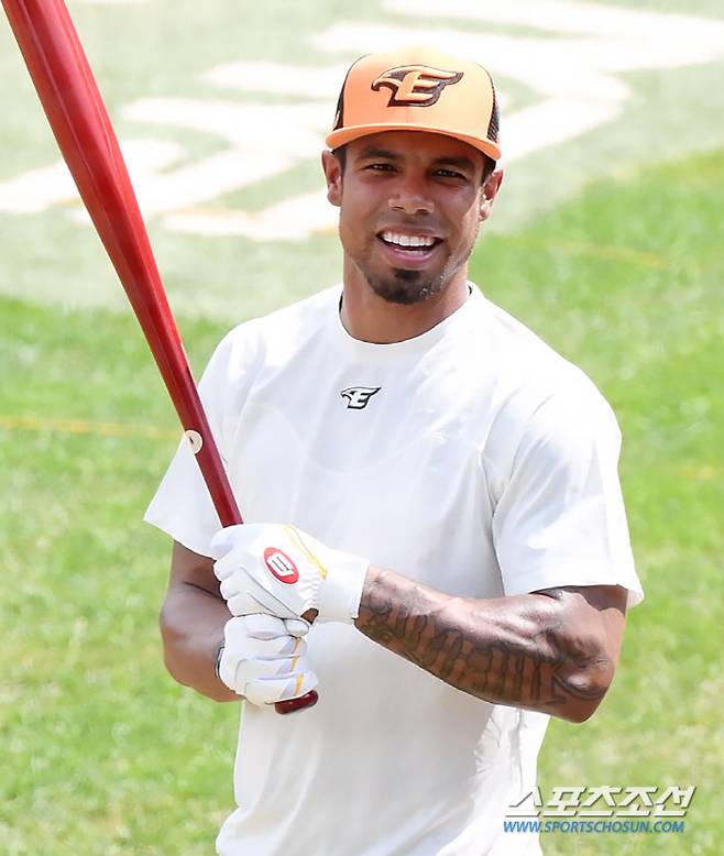 밝은 표정으로 훈련하는 윌리엄스