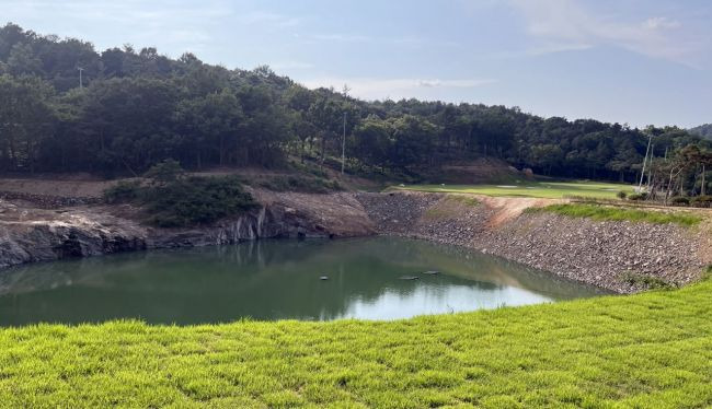 나주 해피니스CC 저류지.[사진제공=나주시]