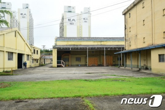 옛 경기실크 전경.(여주시 제공)