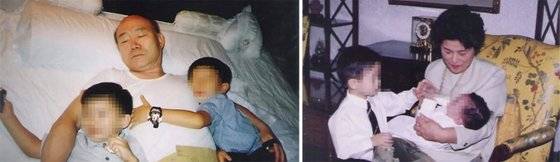 전우원씨는 어린 시절 조부모(전두환·이순자)와 함께 찍은 사진을 공개했다. / 사진:전우원 인스타그램 캡처