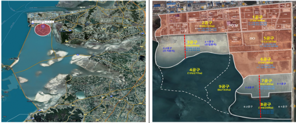 새만금 국가산업단지 투자진흥지구. 새만금개발청 제공