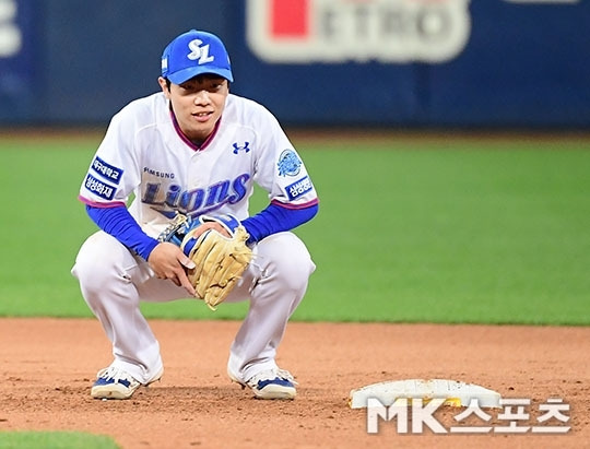 김지찬이 28일 경기서만 세 개의 실책을 범했다. 사진=김영구 기자