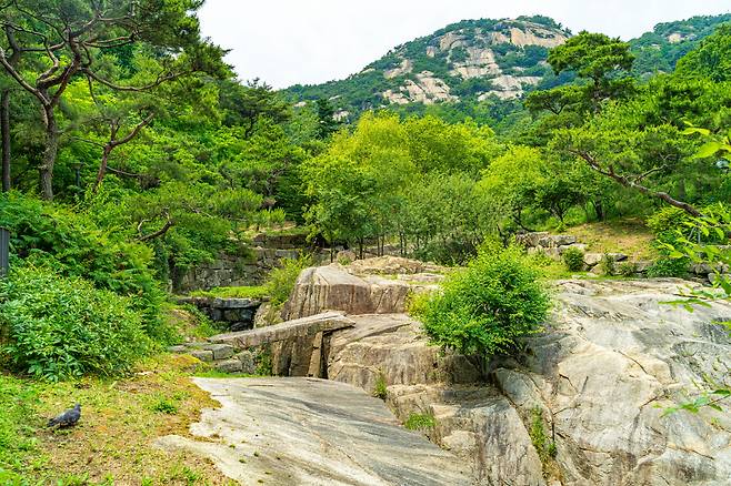 수성동계곡 통돌다리의 발견은 수성동계곡을 복원하는 데 큰 힘이 되었다. [촬영=김정흠 작가]