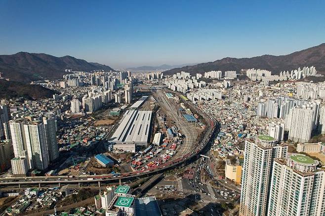 [부산=뉴시스] 동서고가도로 모습. (사진=부산진구청 제공) *재판매 및 DB 금지