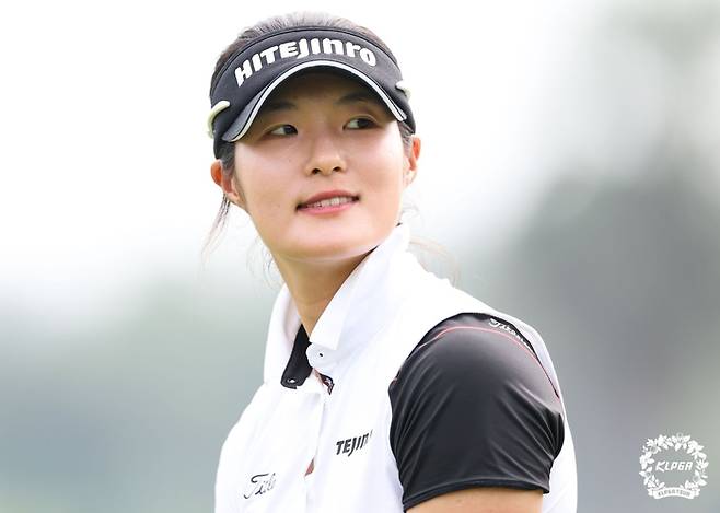 신인왕 포인트 1위를 질주 중인 김민별. 사진제공 | KLPGA