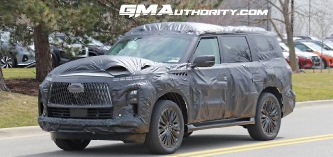 사진 : 인피니티 QX80 스파이샷 (출처 :&nbsp;https://gmauthority.com)