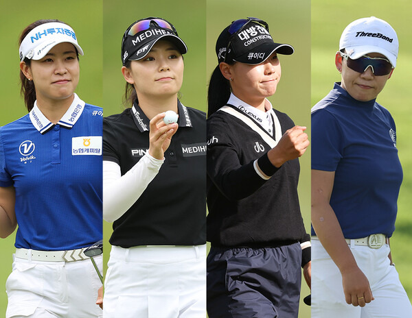 2023년 미국여자프로골프(LPGA) 투어 시즌 3번째 메이저 대회 US여자오픈에 출전하는 박민지, 이다연, 이소미, 신지애 프로. 사진제공=KLPGA