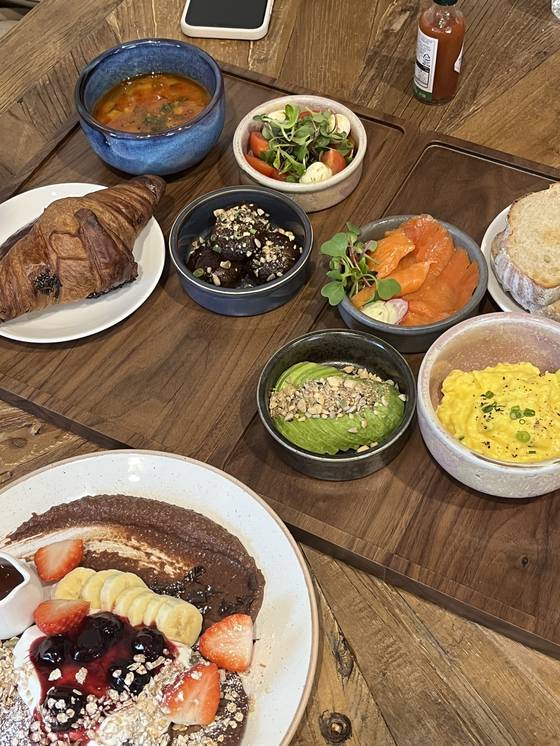A brunch set at a breakfast food restaurant [SOFIA DEL FONSO]