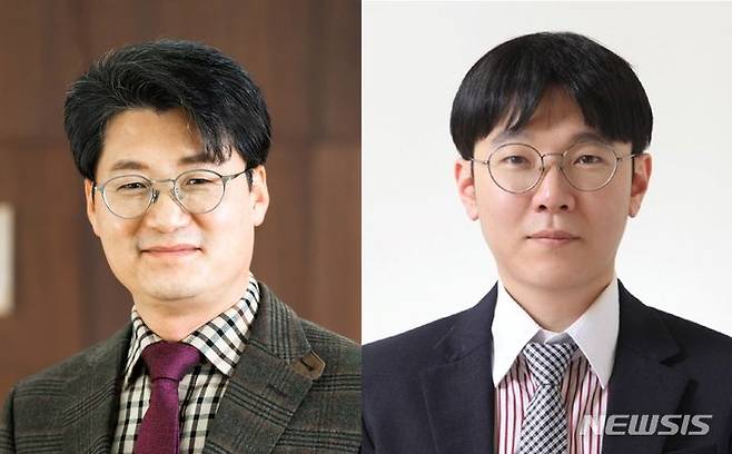 [광주=뉴시스] 지스트 전창덕 교수와  박정수 박사(왼쪽부터)