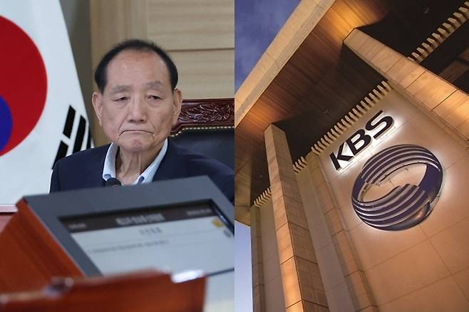 김효재 방송통신위원장 직무대행. 연합뉴스·KBS 제공