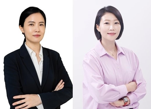 최주희 티빙 대표(왼쪽)와 김지원 엠넷플러스 사업부장. 사진ㅣCJ ENM