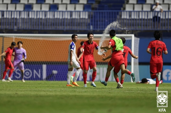 U-17 대표팀. /사진=대한축구협회 제공