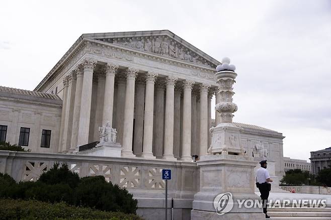 미국 워싱턴DC에 있는 연방대법원 전경 [epa 연합뉴스 자료사진]