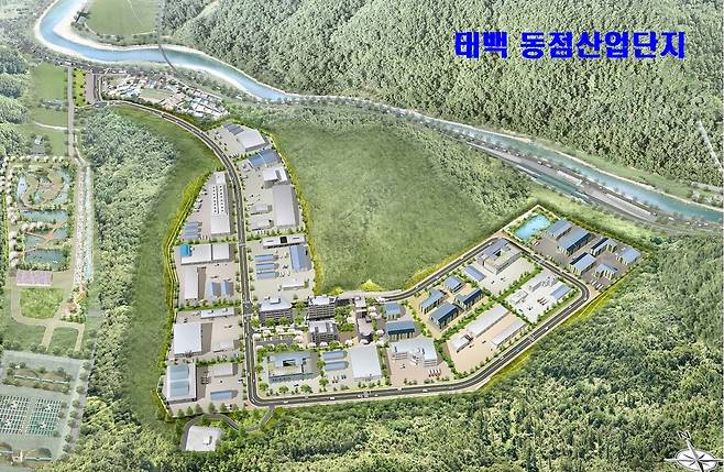 동점산업단지 조감도 [태백시 제공.재판매 및 DB 금지]