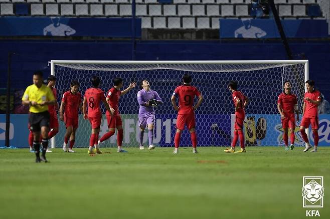 ▲ 2일 태국 방콕 빠툼타니 스타디움에서 열린 2023 AFC U-17 아시안컵 결승전에서 한국이 준우승을 달성했다 ⓒ 대한축구협회