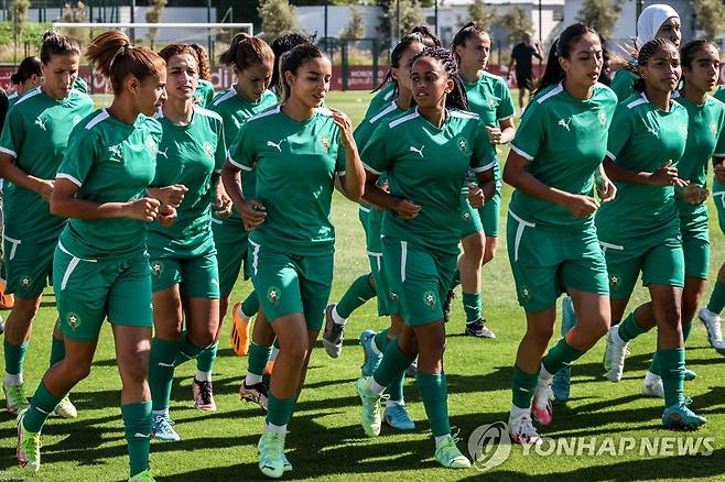 모로코 여자 축구 대표팀 [AFP=연합뉴스]