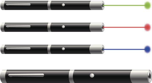 레이저 포인터. 게티이미지
