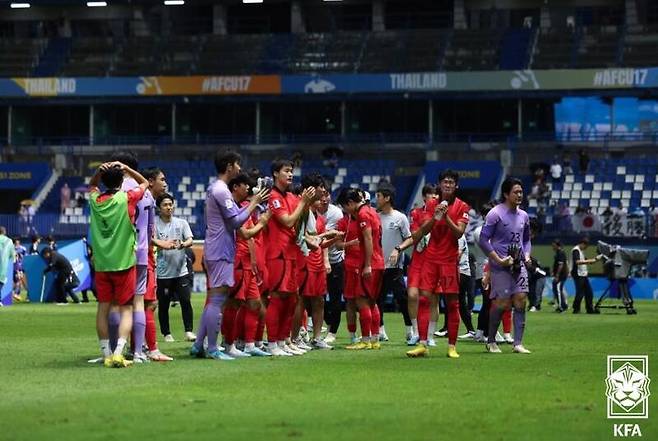 U-17 축구 국가대표팀 (사진=대한축구협회)