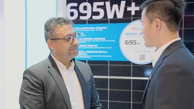 Cherif Kedir, CEO & President of RETC, speaks highly of Trina Solar's Vertex N modules