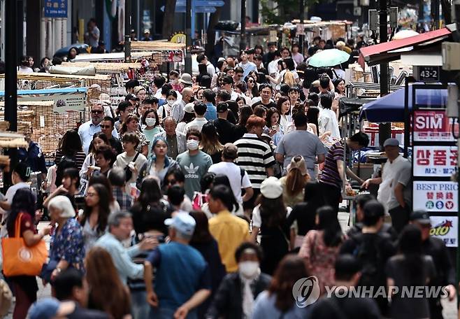 명동 거리 [연합뉴스 자료사진]