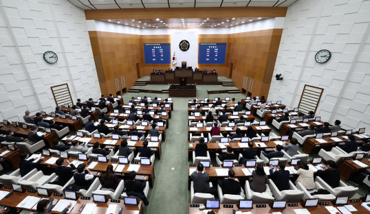 22일 오후 서울 중구 서울시의회에서 제315회 정례회 제7차 본회의가 열리고 있다. 사진은 기사와 무관. (사진=연합뉴스)