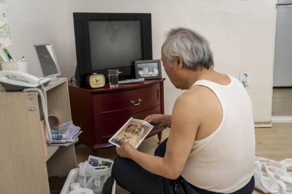 노인 자료사진. 아이클릭아트