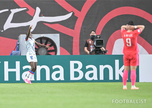 네릴리아 몽데지르(아이티 여자 축구대표팀). 서형권 기자