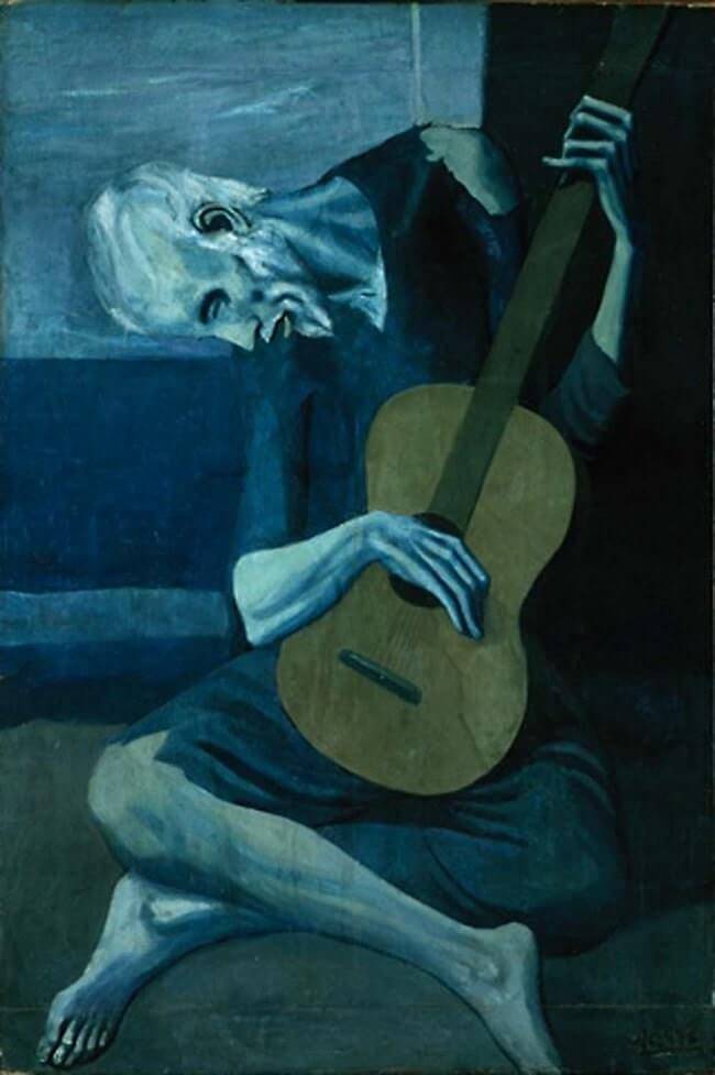 파블로 피카소, The Old Guitarist [www.PabloPicasso.org]