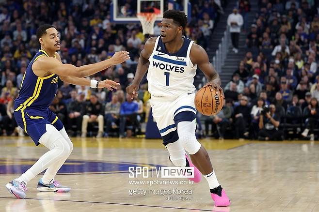 ▲ 앤서니 에드워즈는 NBA에서 가장 빠르게 성장 중인 선수다.