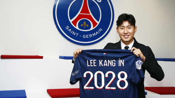 이강인이 PSG와 2028년까지 계약을 맺었다. 사진=PSG 홈페이지