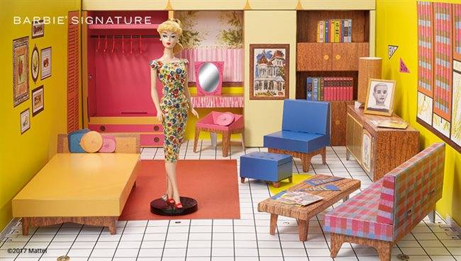 1962년 나온 골판지 형태의 바비 '드림하우스'. [마텔, 책 '바비 드림하우스: 건축적 연구' 등]